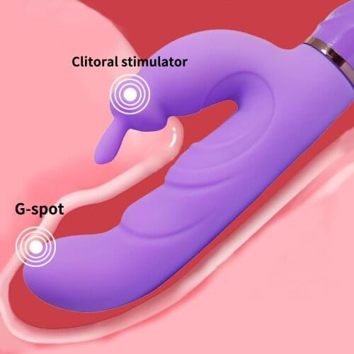 10-Frequency Rabbit Vibrator Soft Dildo G-spot Clitoral Stimulator Female Masturbation Tool Clitoral Massager Sex Toys for Woman