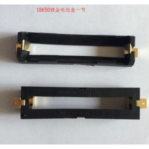 2Pcs/lot 18650 Battery Holder SMD 18650 Battery Storage Box High Quality With Bronze Pins TBH-18650-1C-SMT