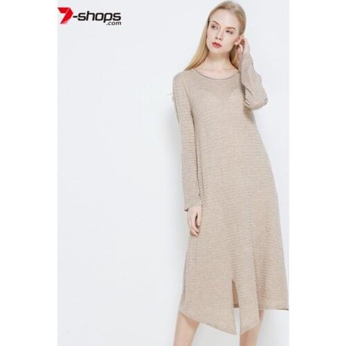 Модные трикотажные платья Aecu China At AliExpress