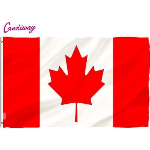 Wholesale 3ft x 5ft Canadian Flag Polyester Canada Maple Leaf Banner Outdoor Indoor flag