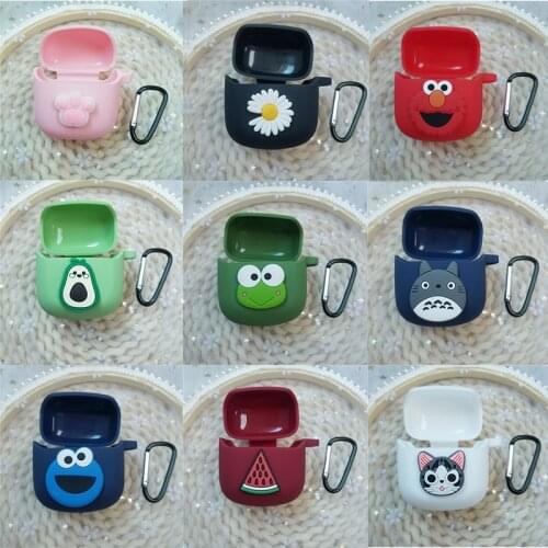 For JBL Tune 220 /T225 Tws Case Cute Cartoon Silicone Earphones Non-slip Protect Cover For JBL Club Pro + Case