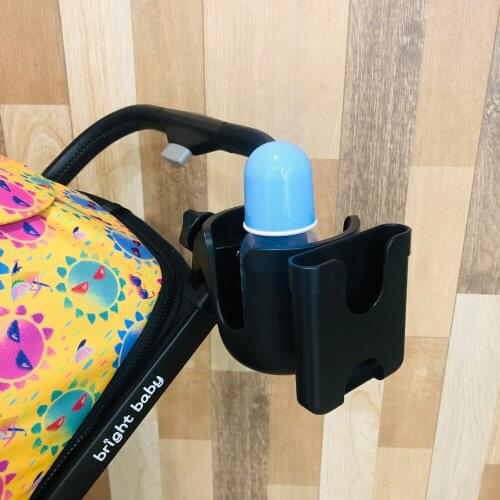 Brightbebe Baby Stroller Cup Holder Bottle Rack Baby Carriage Organizer Pram Buggy Pushchair Bebe Accessories