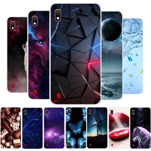 For Samsung Galaxy A10 Case 2019 Bumper Silicone TPU Soft Phone Cover For Samsung A10 A015F SM-A105F A 10 Cases Cartoon fundas