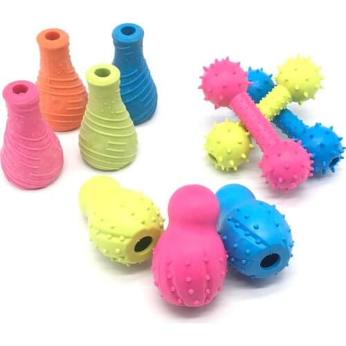 Pet Teeth Cleaning Toys for Small Dogs Rubber Resistance To Bite Dog Toy Chew Training Toys Pets Supplies Puppy Dogs Cats