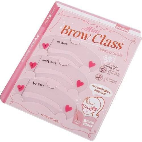 3 Pieces Creative Mini Eyebrow Template Set Beauty Cosmetic Makeup Helper Assistor Tool E932