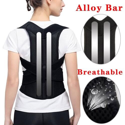 Back Brace Posture Corrector Adjustable Back Shoulder Waist Support Belt Corset Improve Posture Prevent Slouching Pain Relief