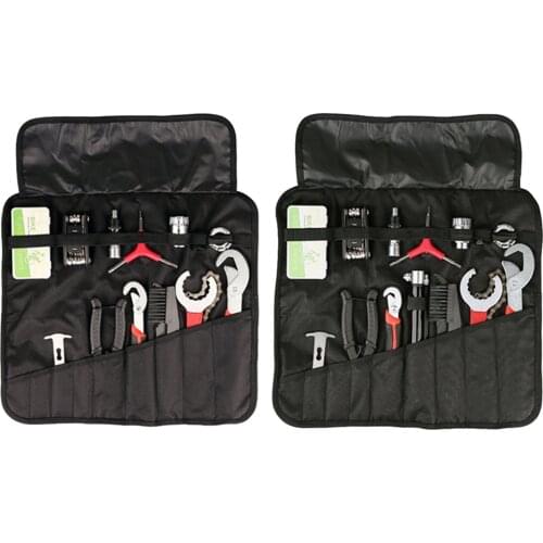 Bike Repair Tool Kit Set - Multi-Function Bike Bicycle Cycling Mechanic Repair Tool Bag, Bike Outdoor Cycling Repairing