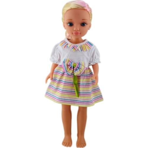 New Lovely Rainbow Dress Clothes Fit With 43cm FAMOSA Nancy Doll (Doll and shoes are not included), Doll Accessories