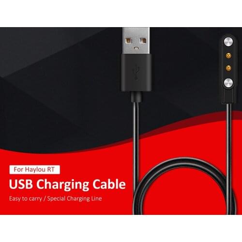 New Smartwatch Dock Charger Adapter Magnetic USB Charging Cable Cord For Xiaomi Haylou RT LS05S Sport Smart Watch Charger