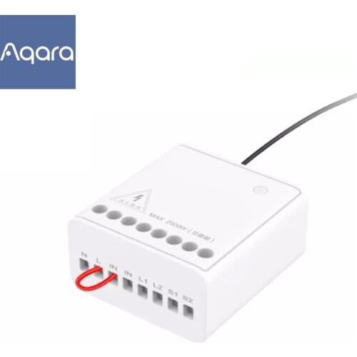 Original Aqara Two-way control module Wireless Relay Controller 2 channels Work For Mijia APP and Home kit