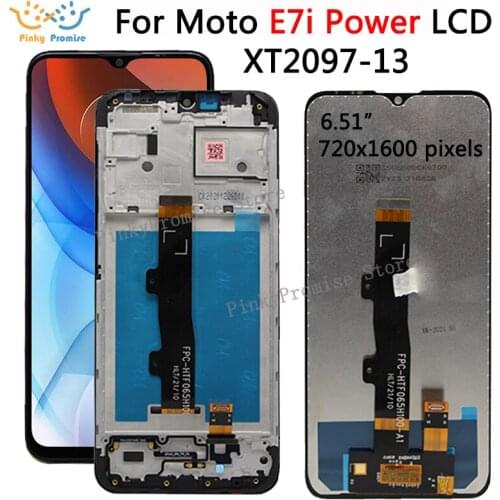Original for Motorola Moto E7i Power lcd display with touch panel digitizer Assembly for Moto E7i Power XT2097-13 LCD Display