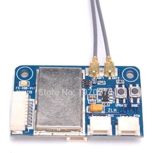 Flysky X6B Receiver 2.4G 6CH i-BUS PPM PWM Receiver for AFHDS i10 i6s i6 i6x i4x Transmitter For FPV Quadcopter