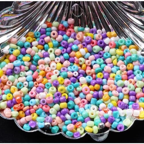 Transparent Czech Seed Beads Glass Spacer Beads For Jewelry Making 2/3/4mm Pony Beads for Handmade Garments DIY Sewing Craft