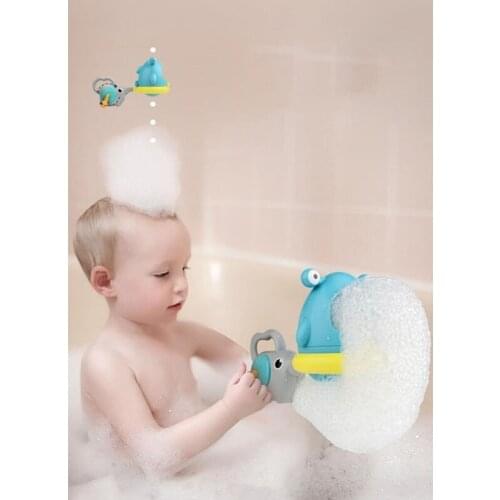 1Set Bubble Blower Manual Bubble Maker Cartoon Shape Blower Crab/Shark Bubble Blowing Maker Interactive Gift for Baby 69HE