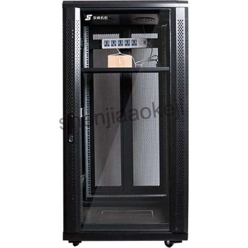 22U etwork Cabinet Web Server Cabinets network rack server stored program controlled switching cabinet monitor 1pc
