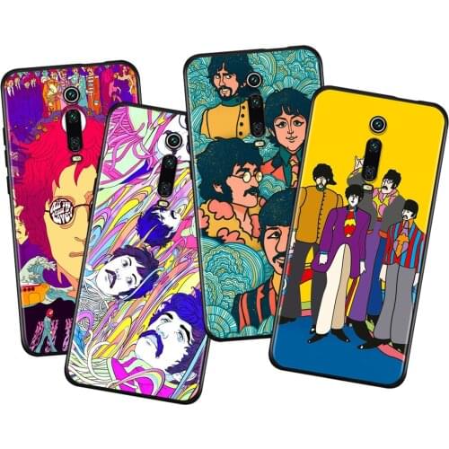 Classic Rock Band Silicone Cover For Xiaomi Redmi K40 Gaming K30i K30T K30S K30 Ultra K20 10X Pro Black Phone Case