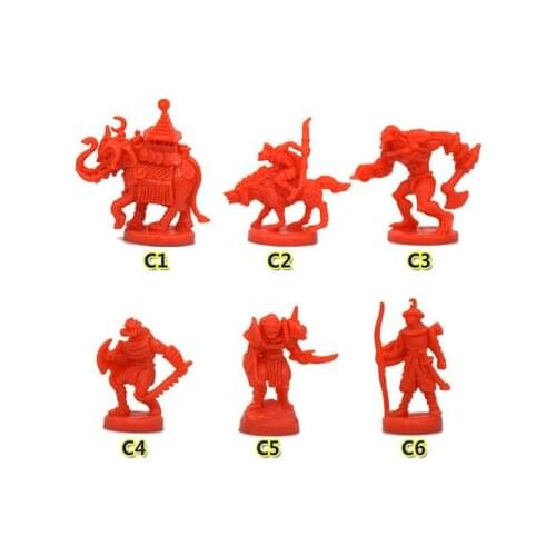 Super mini 1/72 pvc figure warlordofrinngs warOrcelves 6pcs/set