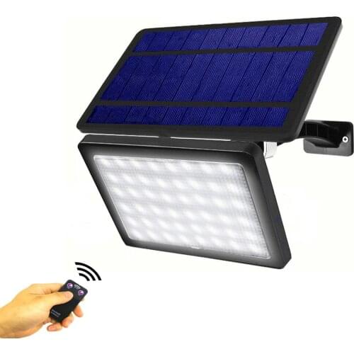 Highlight 48LED Solar Light Outdoor Solar Wall Light Split/Integrated 5500mAh Waterproof IP65 For Garage Garden Yard Street Lamp