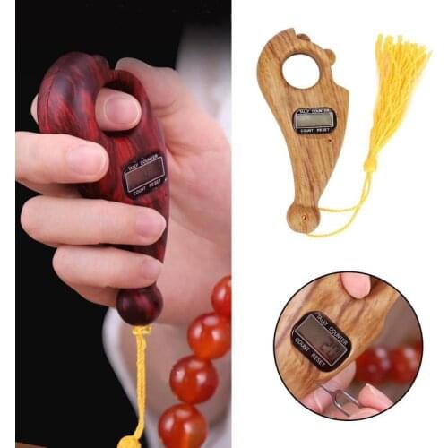 Rotating Prayer Beads With Digital Counter Portable Digital Finger Tasbeeh Misbaha Counter Prayer Islamic Tasbih Muslim Eid Gift