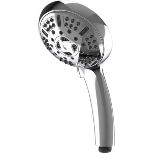 High Quality 9 Modes Hand Hold Shower ABS Chrome Plated Rain Shower Head Sparyer High Pressure Wwater Saving
