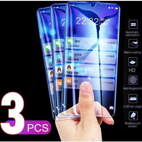 3Pcs Full Cover Glass on the For Xiaomi Redmi Note 8 8T 7 6 5 Pro 8A 7A 6A Tempered Glass For Redmi Note 8 Pro Screen Protector