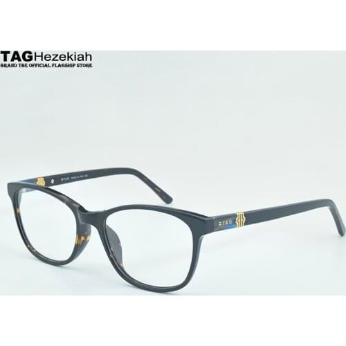 2019 Fashion glasses frame womens TAG Brand trendsransparent eye glasses frames for women Customized myopia prescription optica