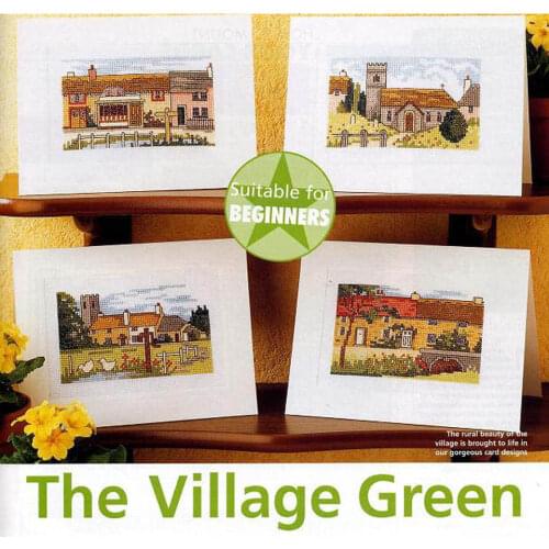 001 Cross Stitch Kit Card Package Greeting Card Needlework Embroidery Crafts Counted Cross-Stitching Kits Christmas Gift