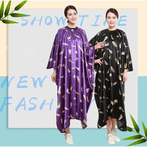 1pcs Professional Hairdressing Apron Hair Cutting Flower Printing Cape Barber Styling Salon Camps Hairdresser Wrap Cloth