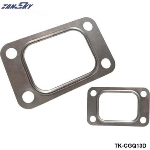 10PCS/LOT T3 T34 T35 T38 GT35 GT35R Turbo Turbine Inlet Manifold Gasket 304 Stainless Steel TK-CGQ13D
