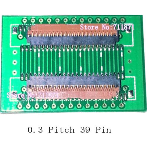 39P extend Socket 0.3 Pitch MIPI 39P FPC Extension Connector 39 Pin FPC cable Lengthen Adapter 0.3mm 39P to 39P Extension joint