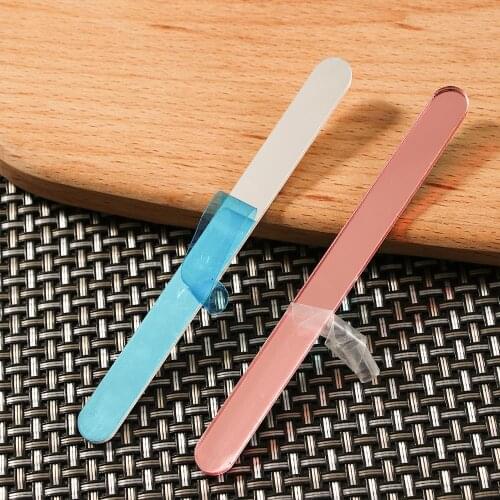 Acrylic Ice Cream Sticks Useful Popsicle Stick Kids Crafts DIY Handmade Making Crafts Baby Shower Gift 10pcs