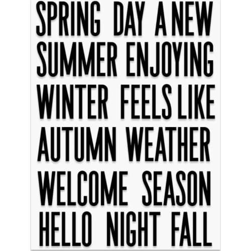 English clear stamp /Seal for DIY scrapbooking/photo album Decorative clear stamp sheets C1095