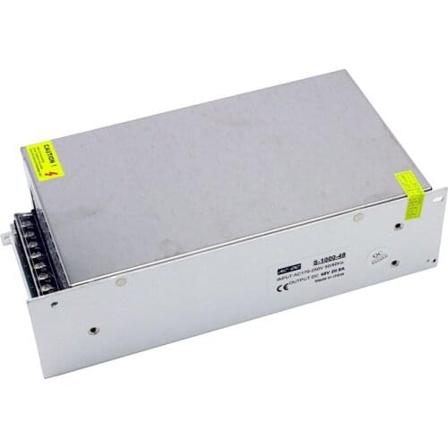 1000W High Power AC to DC Source Power 48V 20.8A LED Driver Constant Voltage Switching Power Supply
