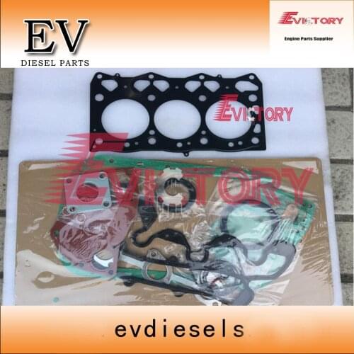 3LD2 full cylinder head gasket kit+3LD2 piston ring+3LD2 crankshaft bearing+con rod bearing For Hiatch ZAXIS35U excavator