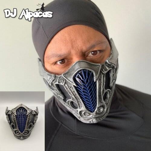 Mortal Kombat Ninja Game Scorpion Hanzo Hasashi Noob Saibot Subzero Cosplay Costume Face Mask Adult Masks