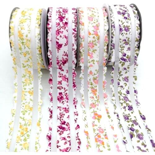 5 yards 38mm Ribbon Wedding Party Decoration Organza Ribbon With Lace Ribbonn Gift Wrapping Hair Bows DIY Christmas Ribbon