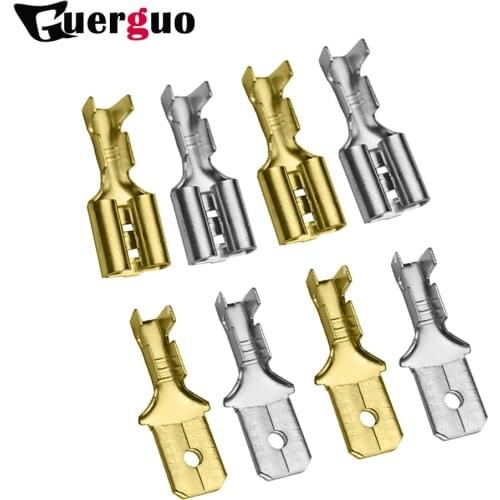 2.8/4.8/6.3mm Crimp Terminals Insulated Seal Electrical Wire Connectors Crimp Terminal Connector Assortment Kit