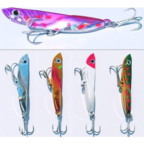 5pcs 14g/20g New Japan Sea Bass Blade Lure Metal fishing lure metal jig metal VIB