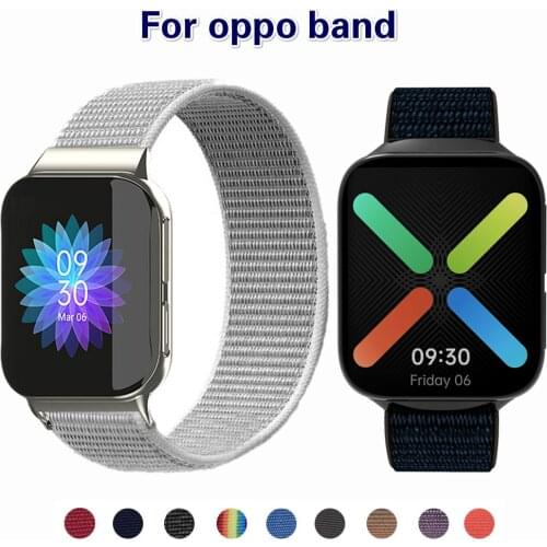 Strap For OPPO Watch Band 41mm 46mm Smartwatch Watchband Belt Sport Nylon Loop Bracelet OPPO Watch Series 41mm 46mm