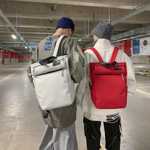 New Personality Street Schoolbag Ins Tide Brand Mens Lightweight Small Backpack Casual Fashion Trend Backpack