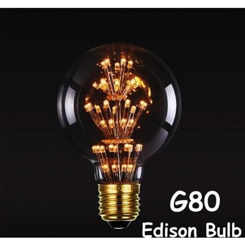 Lightinbox Vintage Edison Bulb Warm White Incandescent Pendant Filament Lamp Lighting E27 Antique Tungsten Lampada Light