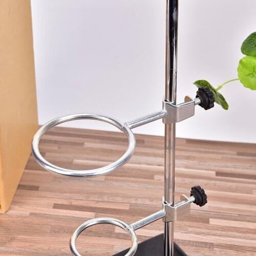 High Retort Stand Iron Stand 50CM With Clamp Clip Laboratory Ring Stand School Education Supplies Educational Equipment Set