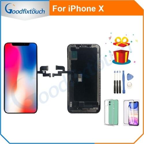 GradeAAA For iPhone X LCD Display Touch Screen Digitizer Assembly For iPhone X Incell LCD Replacement Parts OEM Backlight