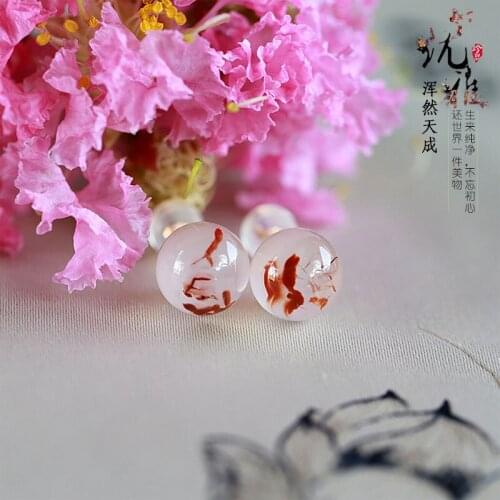 Женские золотые серьги Anjade China At AliExpress