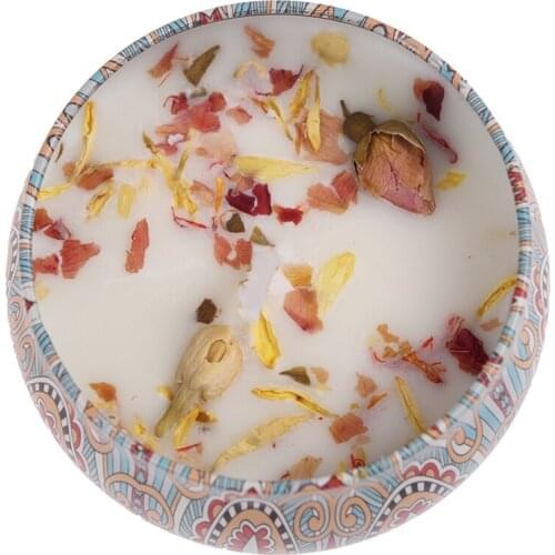 4/8pcs Fragrance Aromatherapy Scented Candle Natural Travel Tin Home Decor