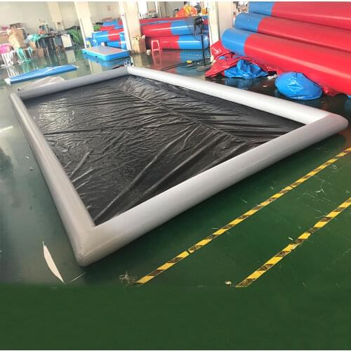 Free Shipping PVC Portable Airtight Cleaning Inflatable Car Wash Mat, Inflatable Car Water Collector Containment Mat