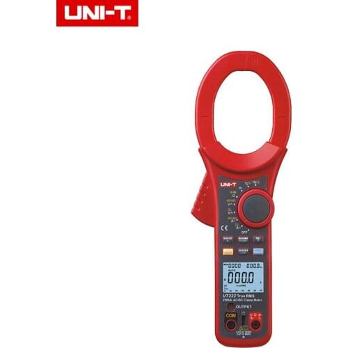 UNI-T UT222 AC/DC 2500A Digital Clamp Meter True RMS Resistance/Frequency/Temperature/Diode Test Surge Current Data Storage