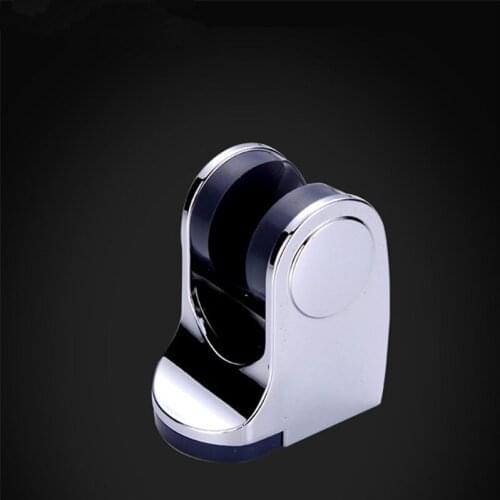 Bathroom Shower Head Holder Self-Adhesive Handheld Drill-Free Showerhead Rack Punch-Free Chrome Bathroom Wall Mount Bracket