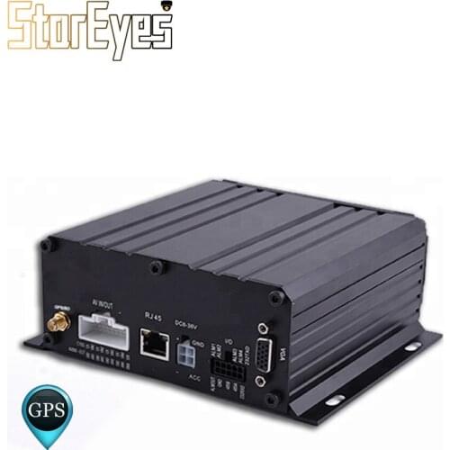 GPS H.264 AHD 720P 4Ch HDD SD Card Trailer Truck Taxi School Bus Mobile DVR