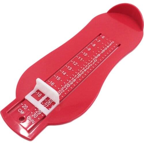 Foot Measure Tool Gauge Kid Infant Shoes helper Size Measuring Ruler Tools Baby Child Shoe Toddler Fittings 0-20cm 4 Colors New